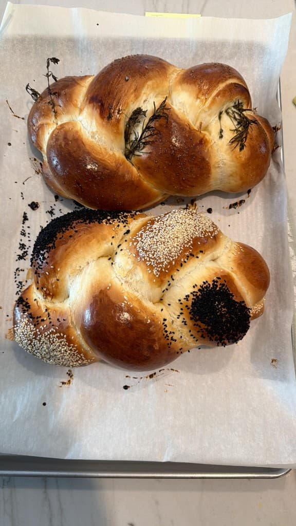 Freshly baked challah from Libi's Loaf - photo 1