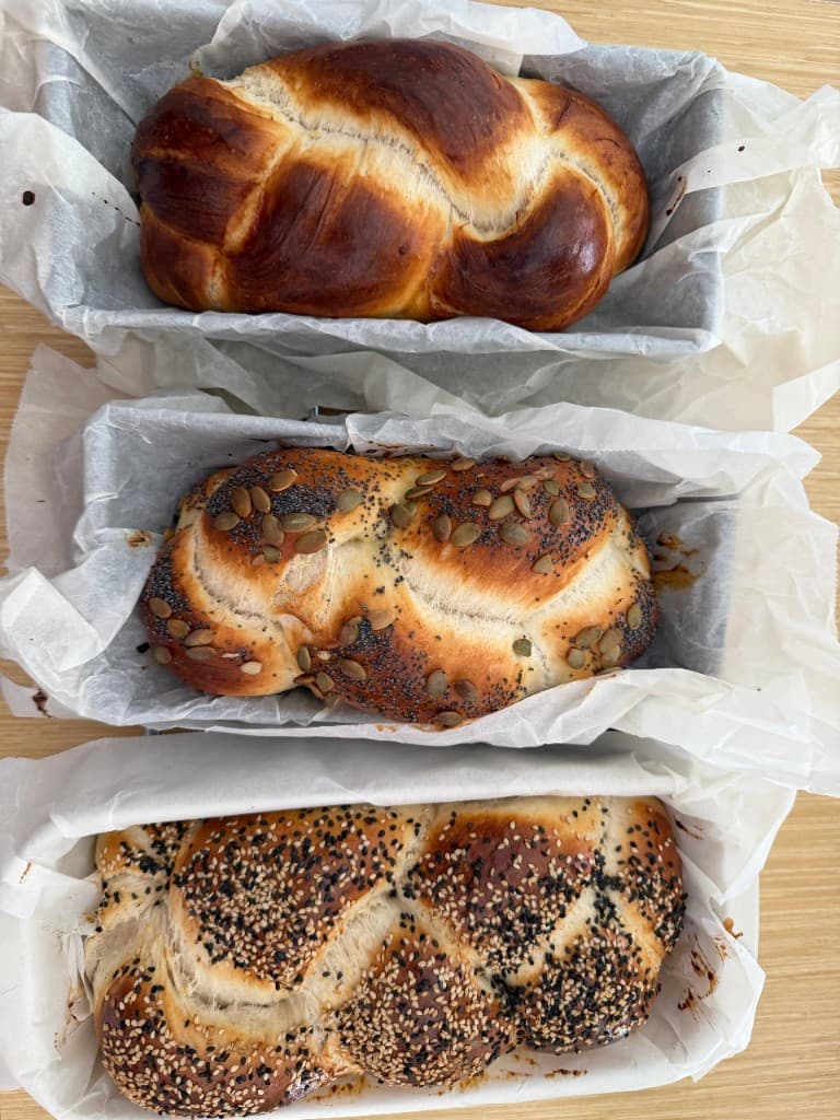 Freshly baked challah from Libi's Loaf - photo 10